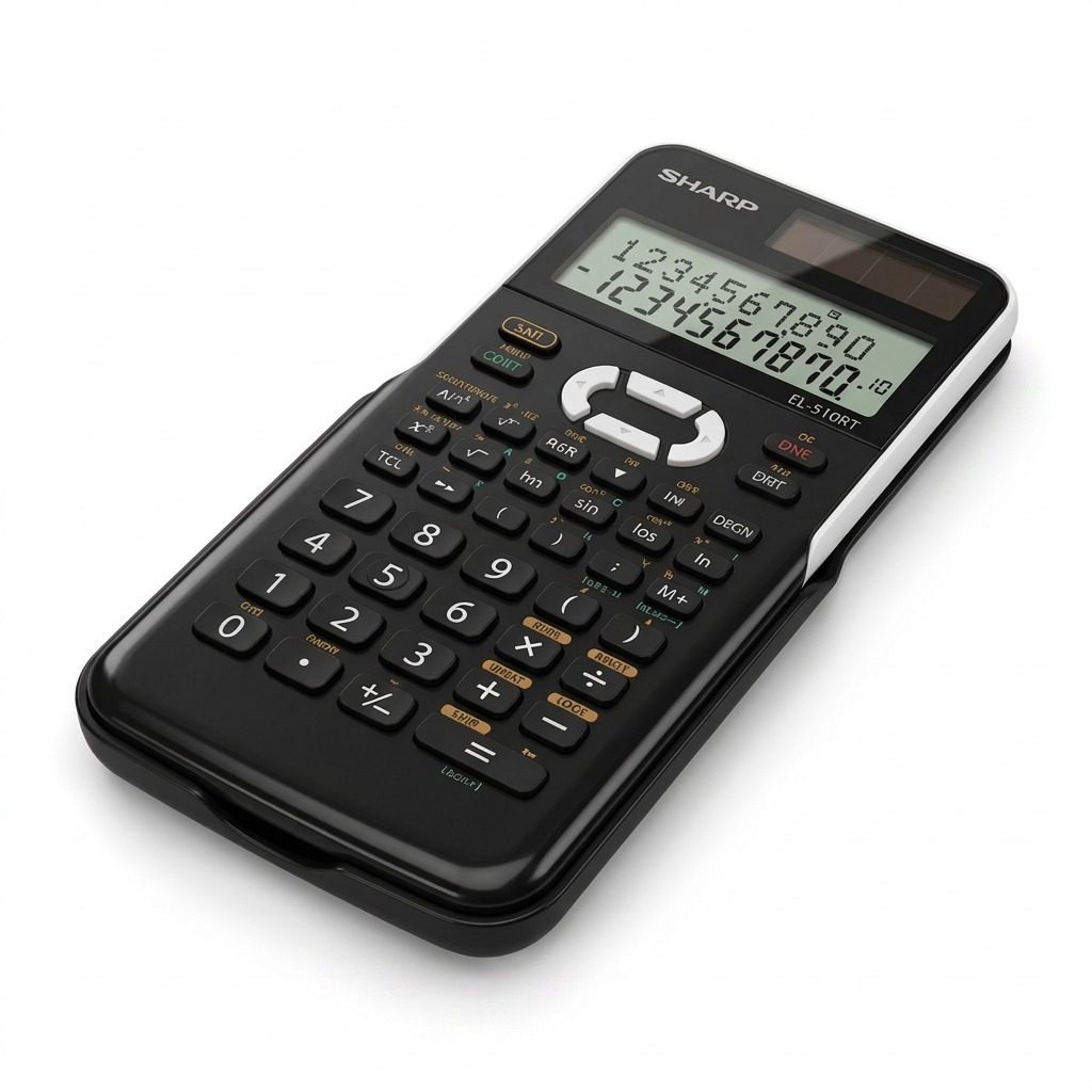 Sharp EL-510RT Scientific Calculator — 131 Functions & Hard Case