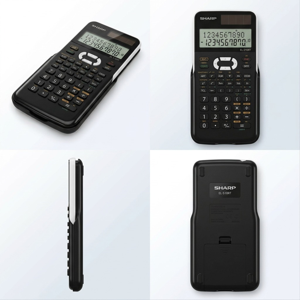 Sharp EL-510RT Scientific Calculator — 131 Functions & Hard Case