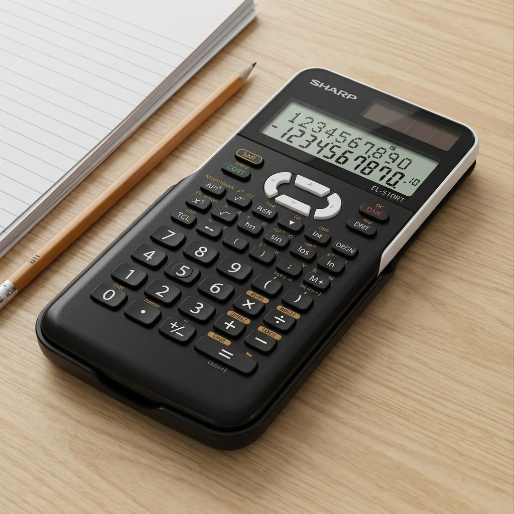 Sharp EL-510RT Scientific Calculator — 131 Functions & Hard Case