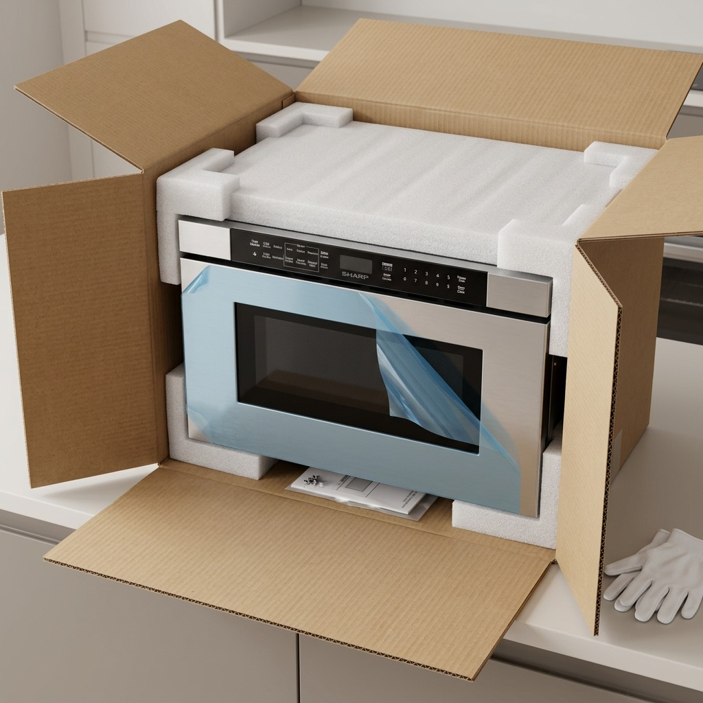 Sharp SKMD24U0ES Microwave Drawer Pedestal – 24"