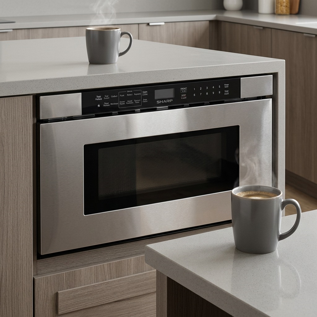 Sharp SKMD24U0ES Microwave Drawer Pedestal – 24"