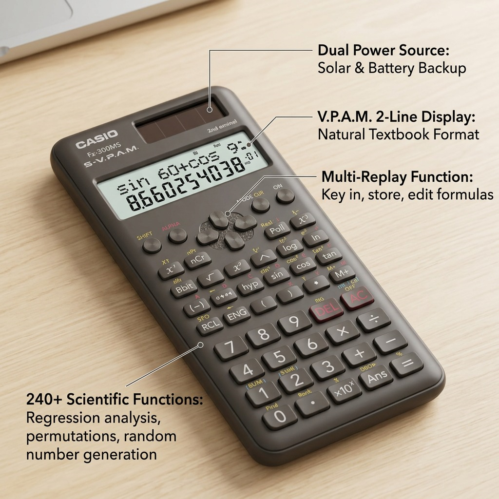Casio FX-300MS Plus 2 Scientific Calculator