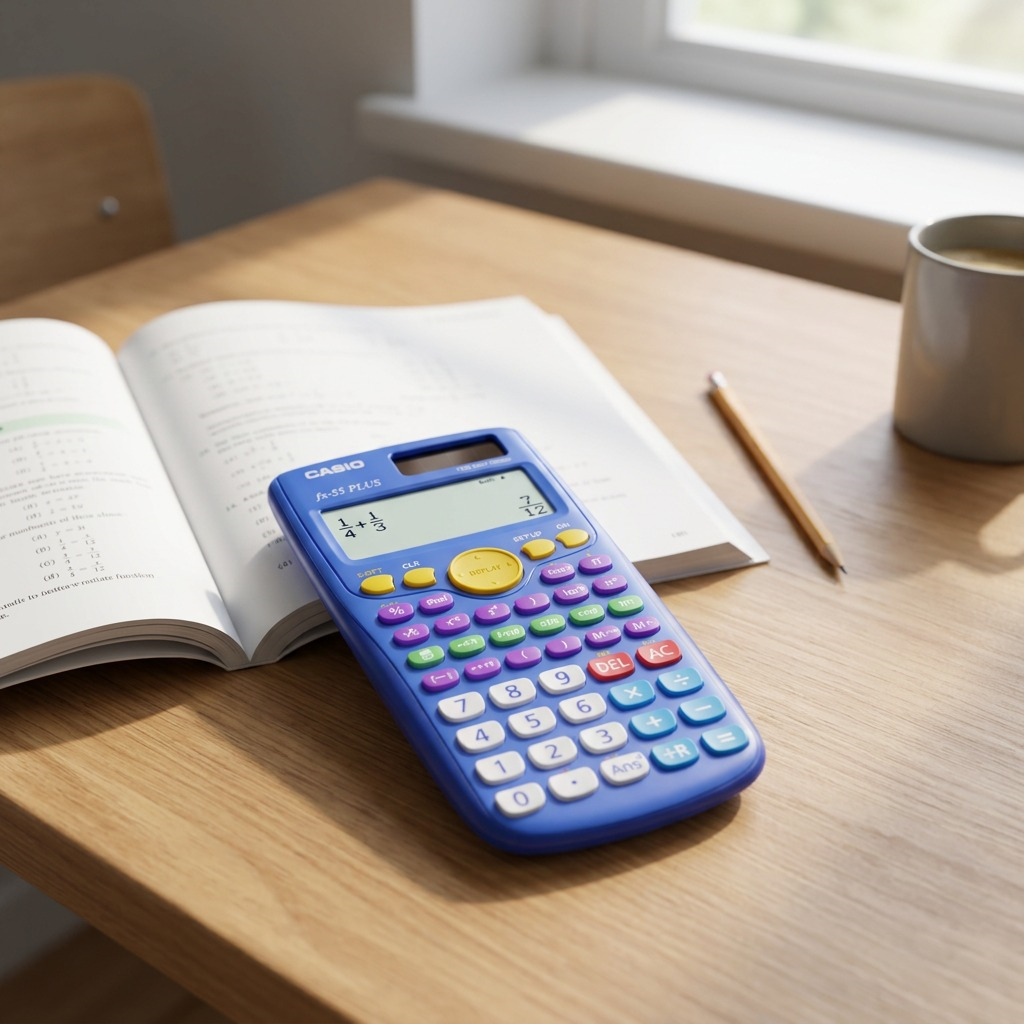 Casio FX-55 Plus Fraction & Scientific Calculator