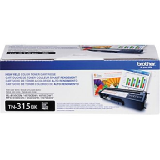 Cartouche de toner noire Brother TN315BK, haute capacité