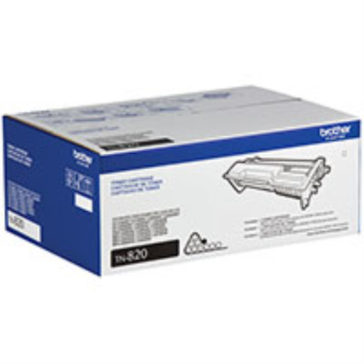 Cartouche de toner noire Brother TN820, capacité standard