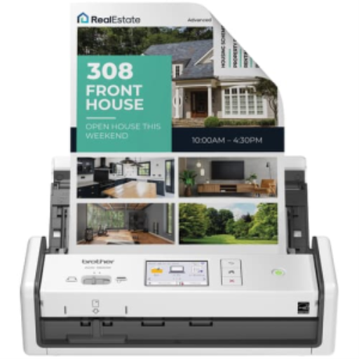 Scanner compact sans fil Brother - écran tactile (remplace ADS1700W)