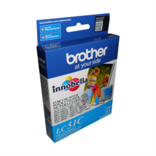Cartouche d'encre cyan Innobella Brother LC51CS, rendement standard