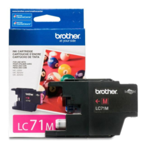 Cartouche d'encre Brother LC71MS Innobella Magenta, rendement standard