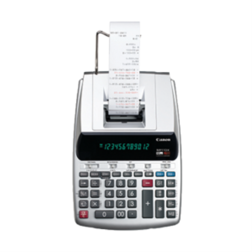 2198C002 Calculatrice d'impression bicolore Canon MP-11DX-2 Argent
