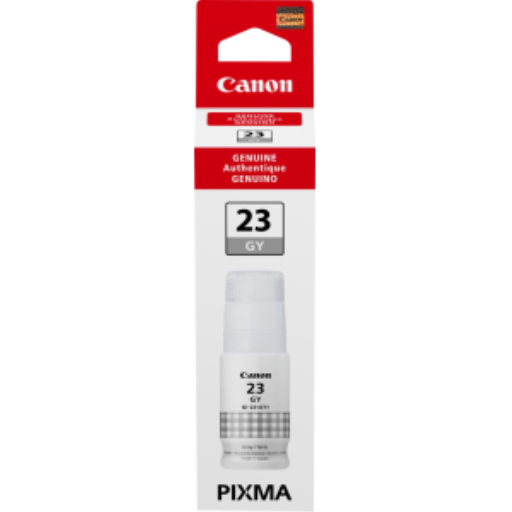 Bouteille d'encre grise Canon GI-23 - Compatible uniquement avec G620