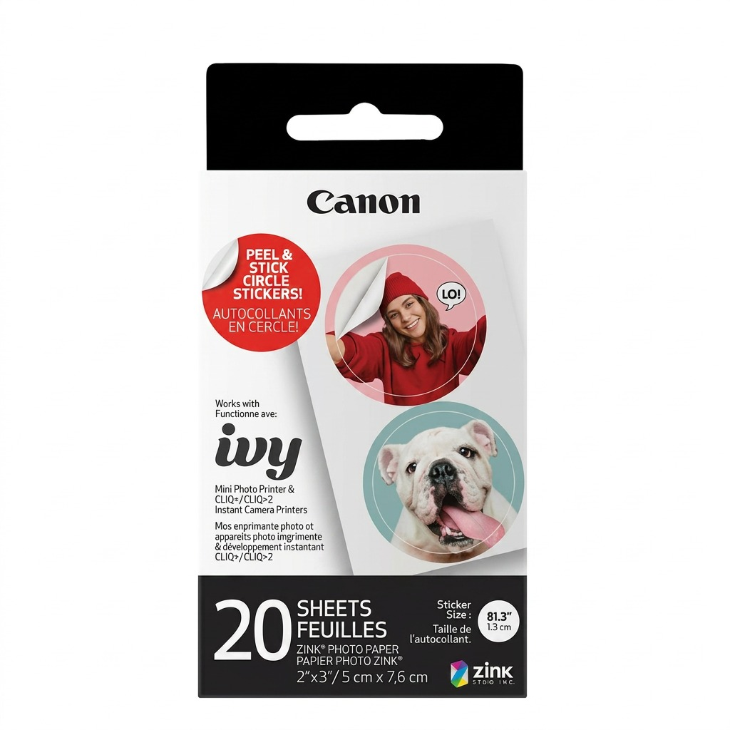 Canon ZINK Pre Cut Circle Sticker Pack