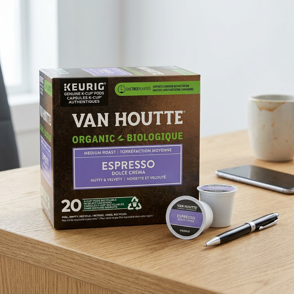 Van Houtte? Coffee Single Serve - Vhou Kc Fto Dolce Crema Med 20Ct Sl
