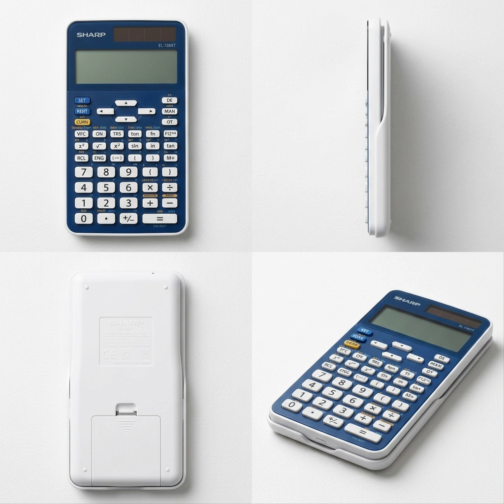 Sharp EL-738XT Financial Calculator - 2-Line 10-Digit Business & Finance Tool