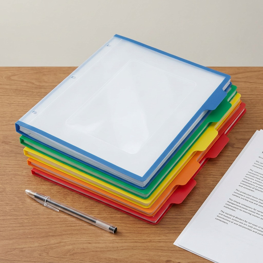Avery Print or Write Big Tab UltraLast Dividers, 5 Tab Multi-Colour, 1 Set