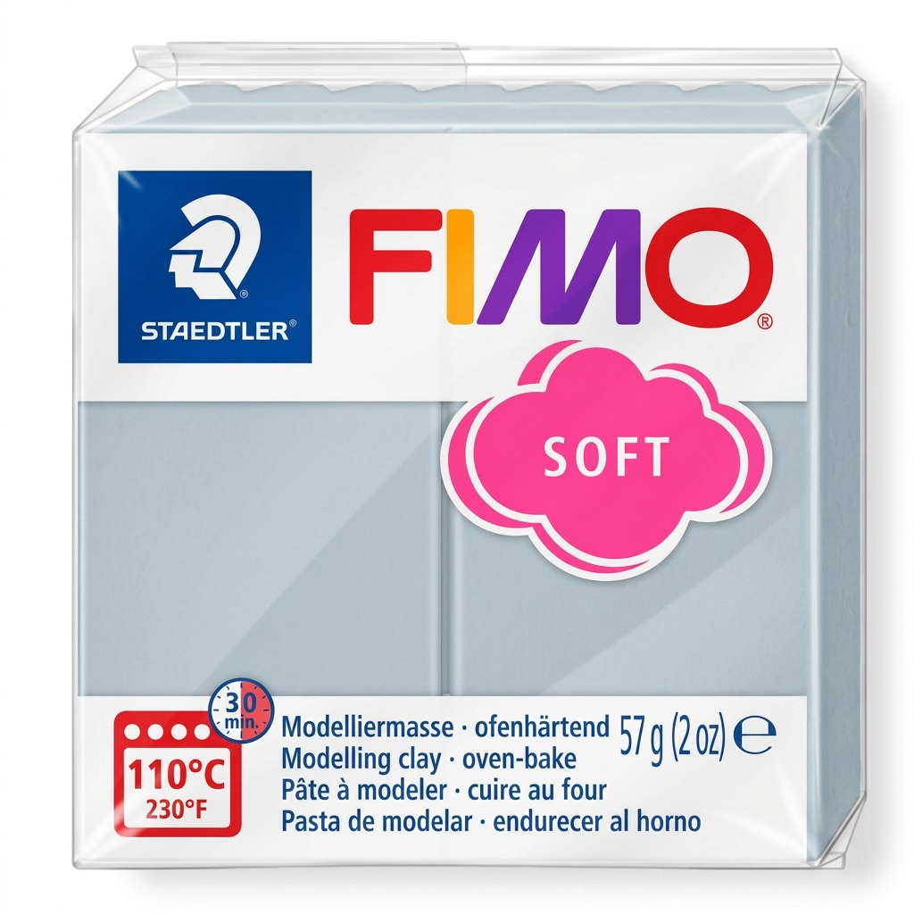 Staedtler Modelling Clay Fimo Soft Dolphin Grey 57g (2 oz)