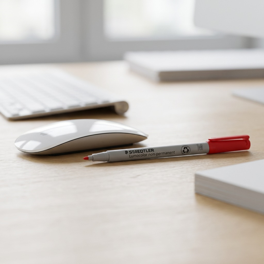 Staedtler Marker Lumocolor Water-Based Medium Red