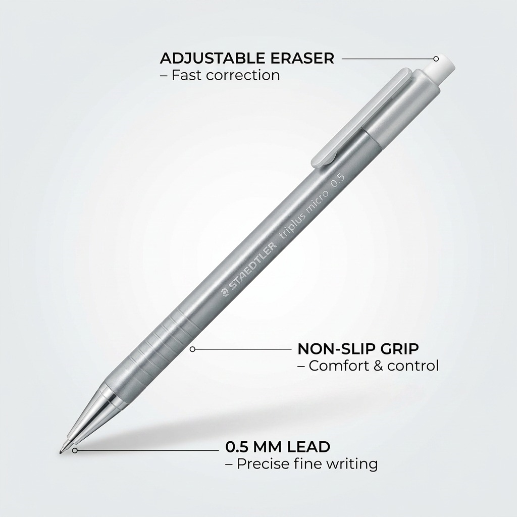 Staedtler Mechanical Pencil. Triplus 0.5mm Anthracite
