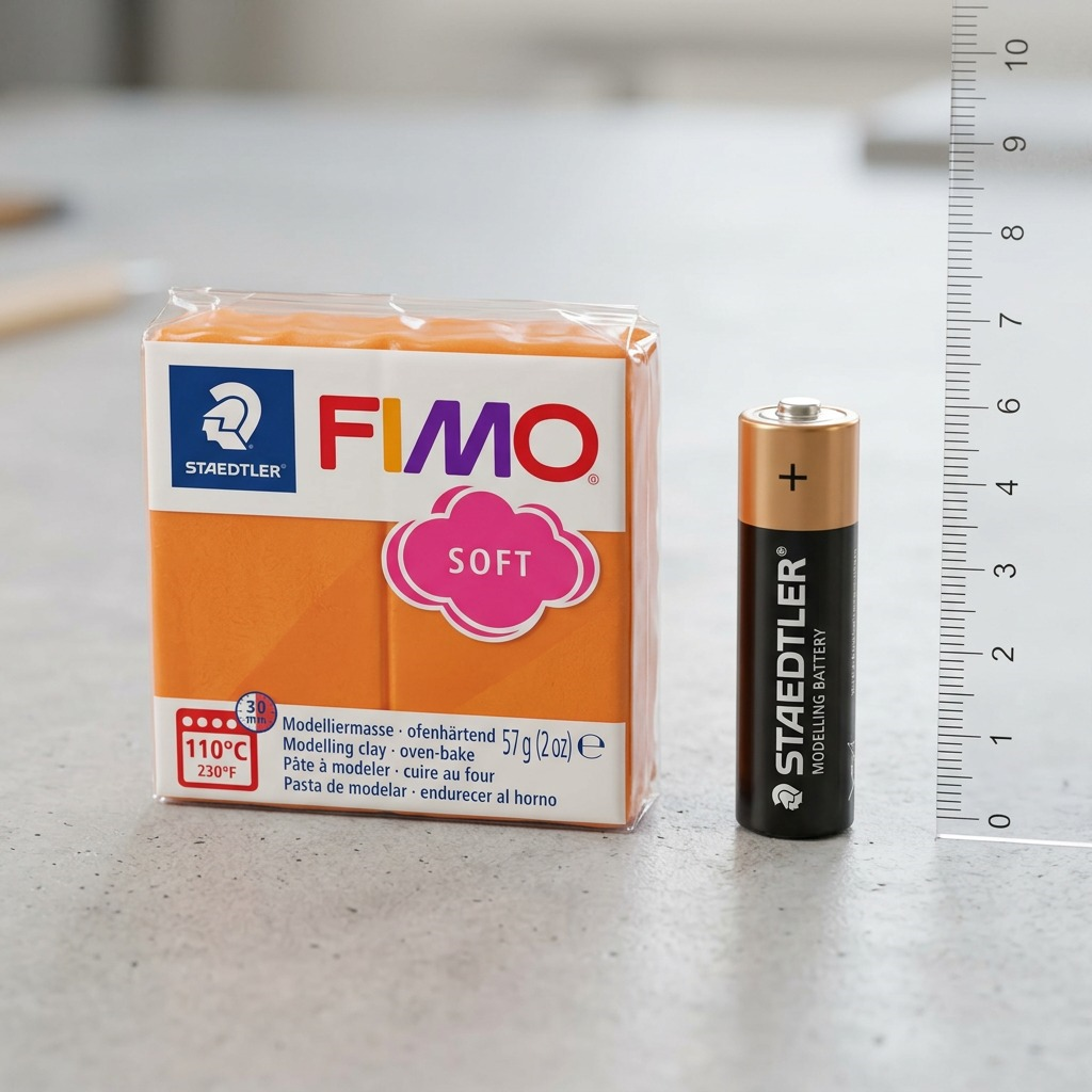 Staedtler Modelling Clay Fimo Soft Tangerine 57g (2 oz)