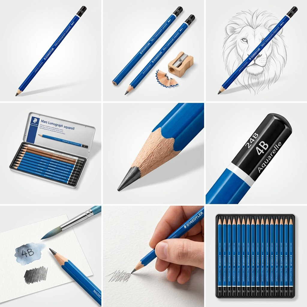 Staedtler Pencil Lumograph 4B Aquarell 100% PEFC