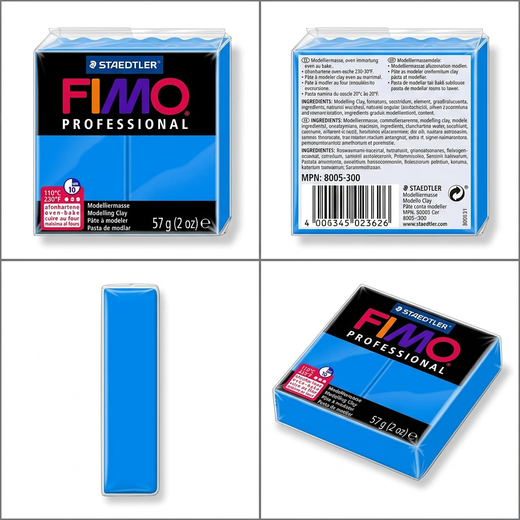 Staedtler Modelling Clay Fimo Professional True Blue 57g (2 oz)