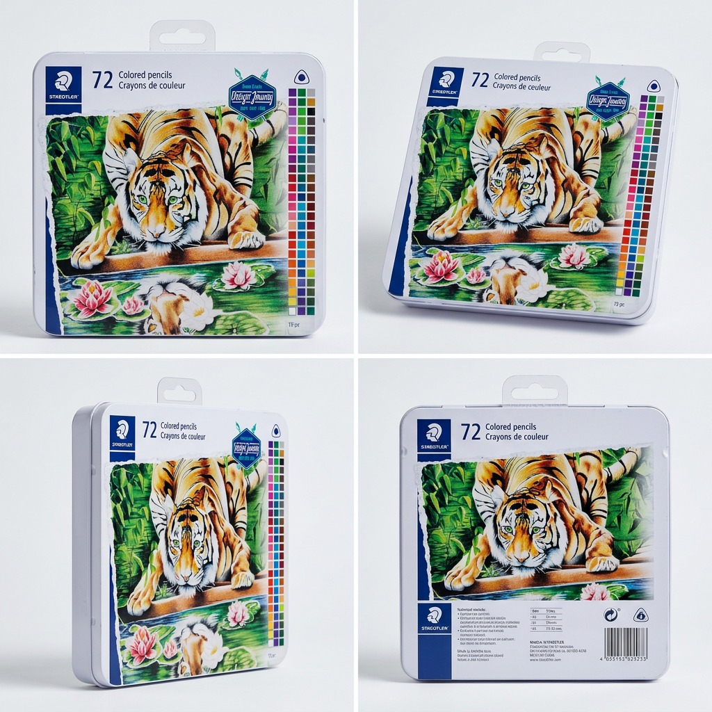 Staedtler Coloured Pencil Triangular 3mm, 72-Pack, FSC 100%