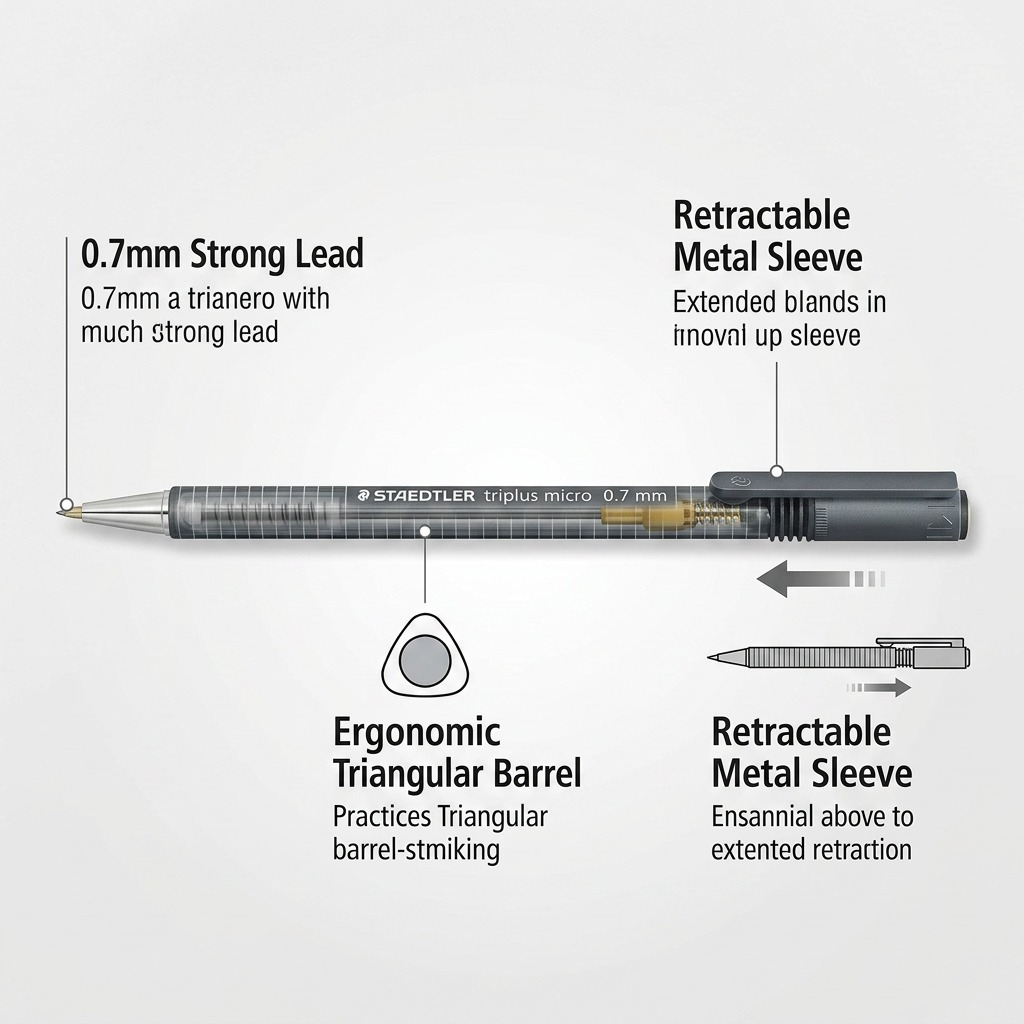 Staedtler Triplus Mechanical Pencil 0.7mm Anthracite