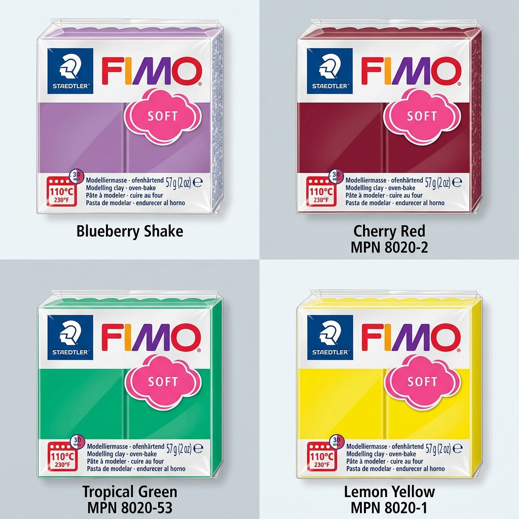Staedtler Modelling Clay Fimo Soft Blueberry Shake 57g (2 oz)