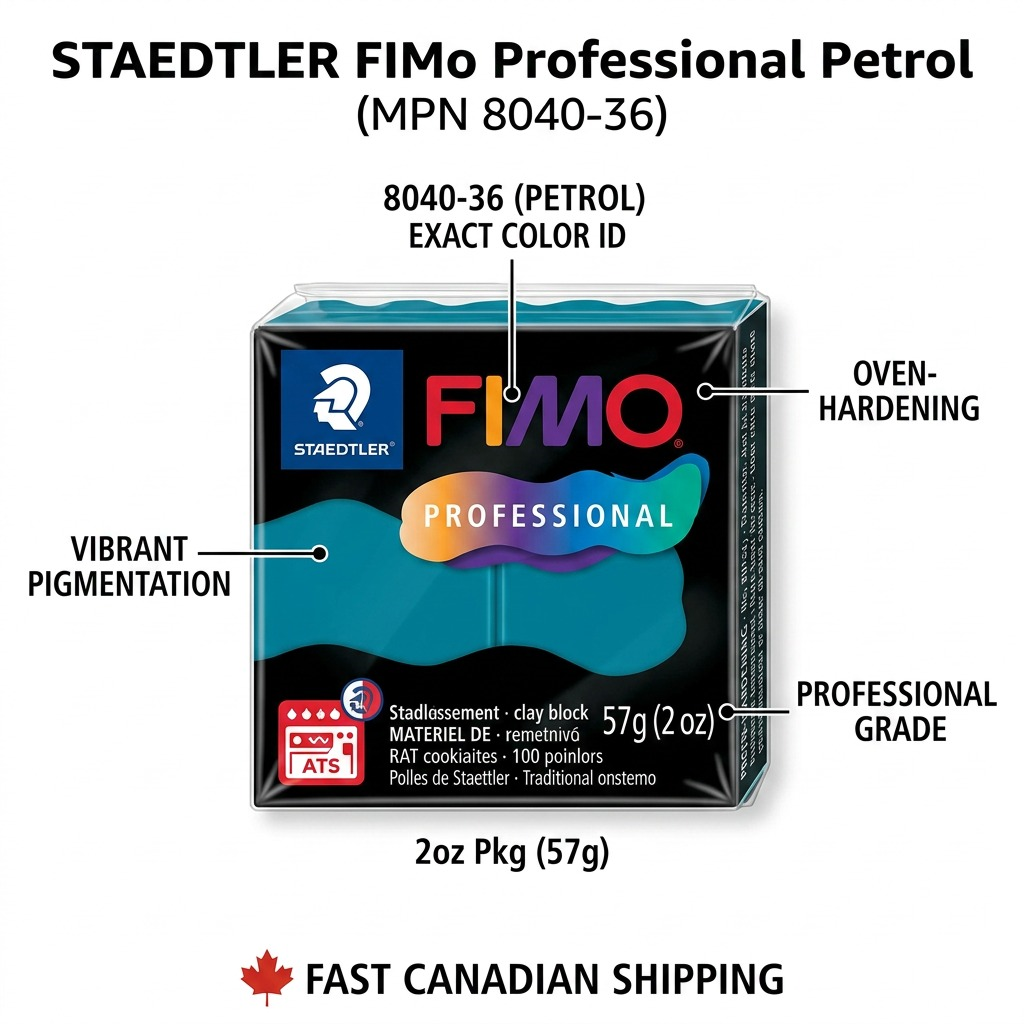 Staedtler Modelling Clay Fimo Professional Petrol 57g (2 oz)
