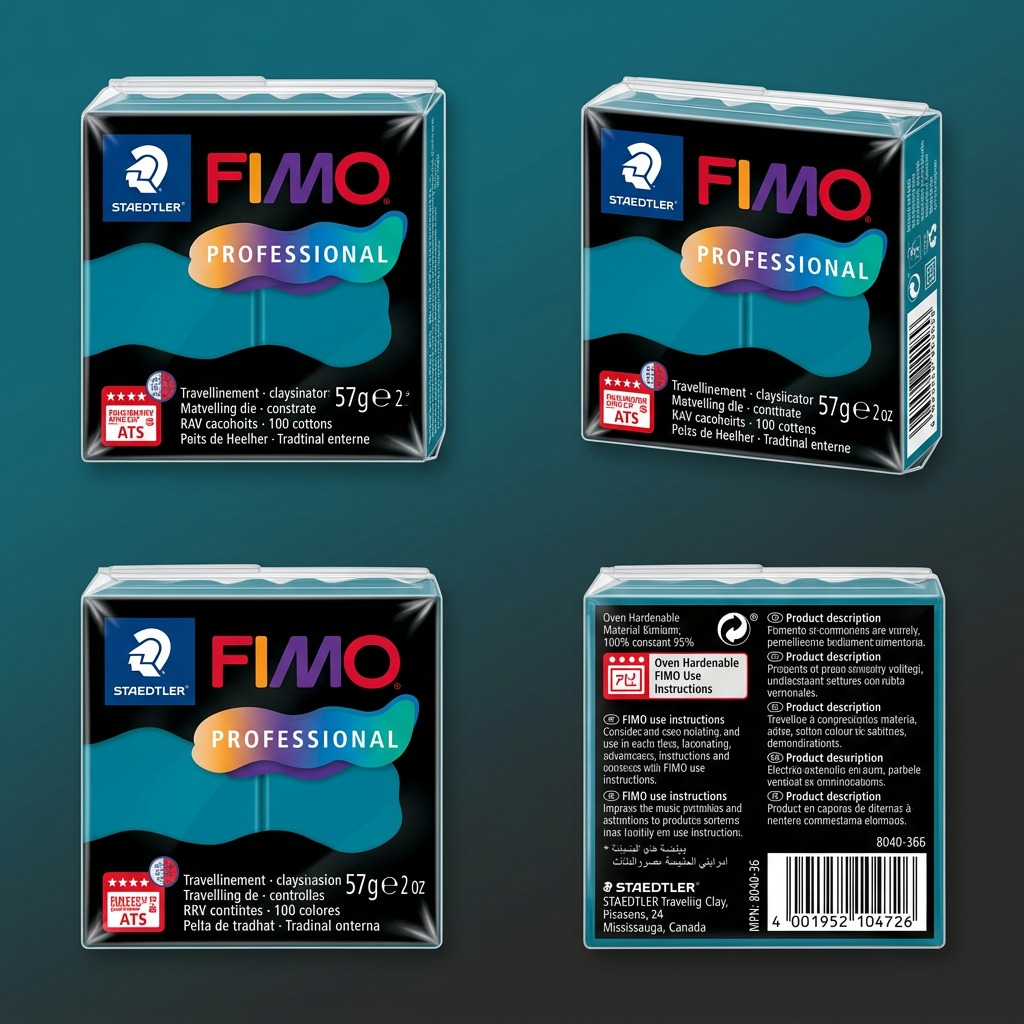 Staedtler Modelling Clay Fimo Professional Petrol 57g (2 oz)