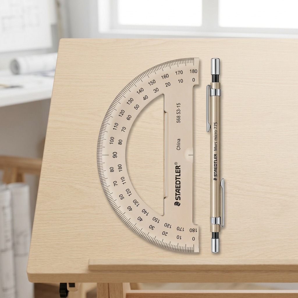 Staedtler Protractor 180 Degree 6-inch