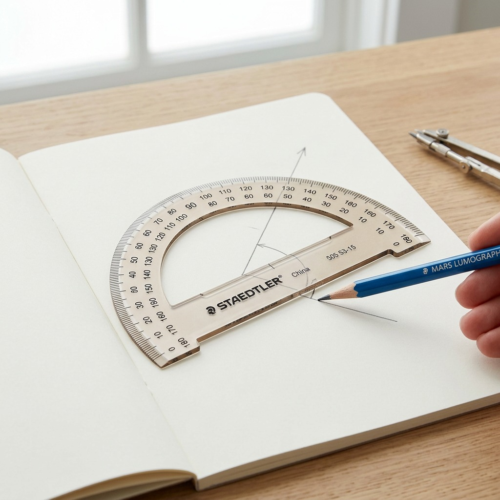Staedtler Protractor 180 Degree 6-inch