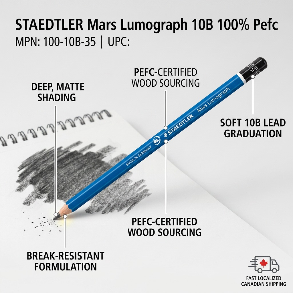 Staedtler Pencil Mars Lumograph 10B 100% PEFC