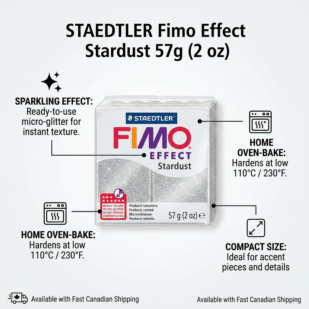 Staedtler Modelling Clay Fimo Effect Stardust 57g (2 oz)