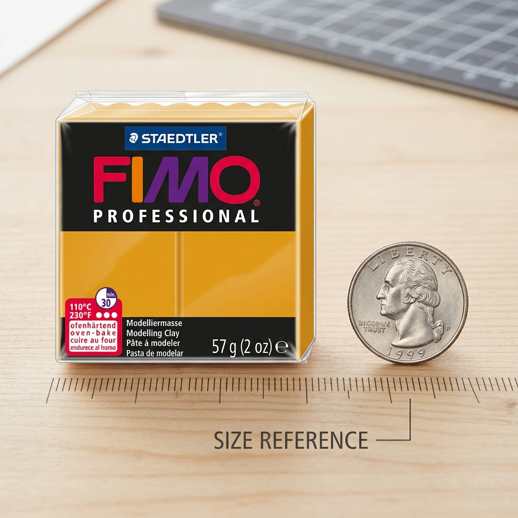 Staedtler Modelling Clay Fimo Professional Ochre 57g (2 oz)