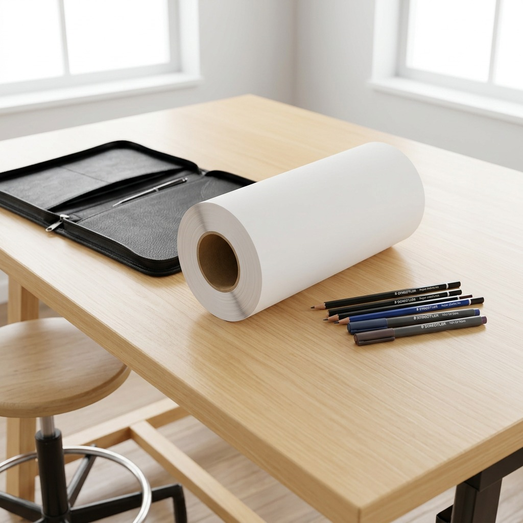 Staedtler Paper Sketch 12-inchx50yd Roll White 3T
