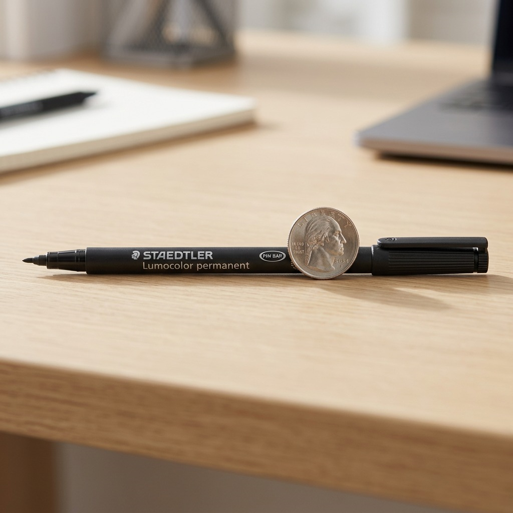Staedtler Marker Lumocolor S Fine Permanent Black