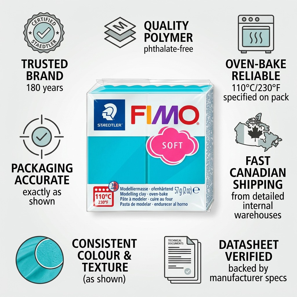 Staedtler Modelling Clay Fimo Soft Peppermint 57g (2 oz)