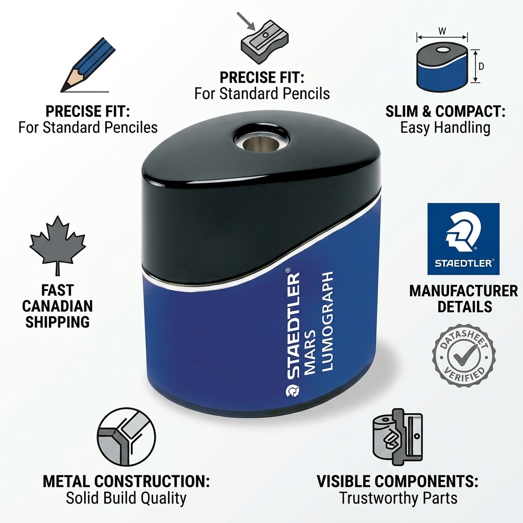 Staedtler Sharpener Metal Oval