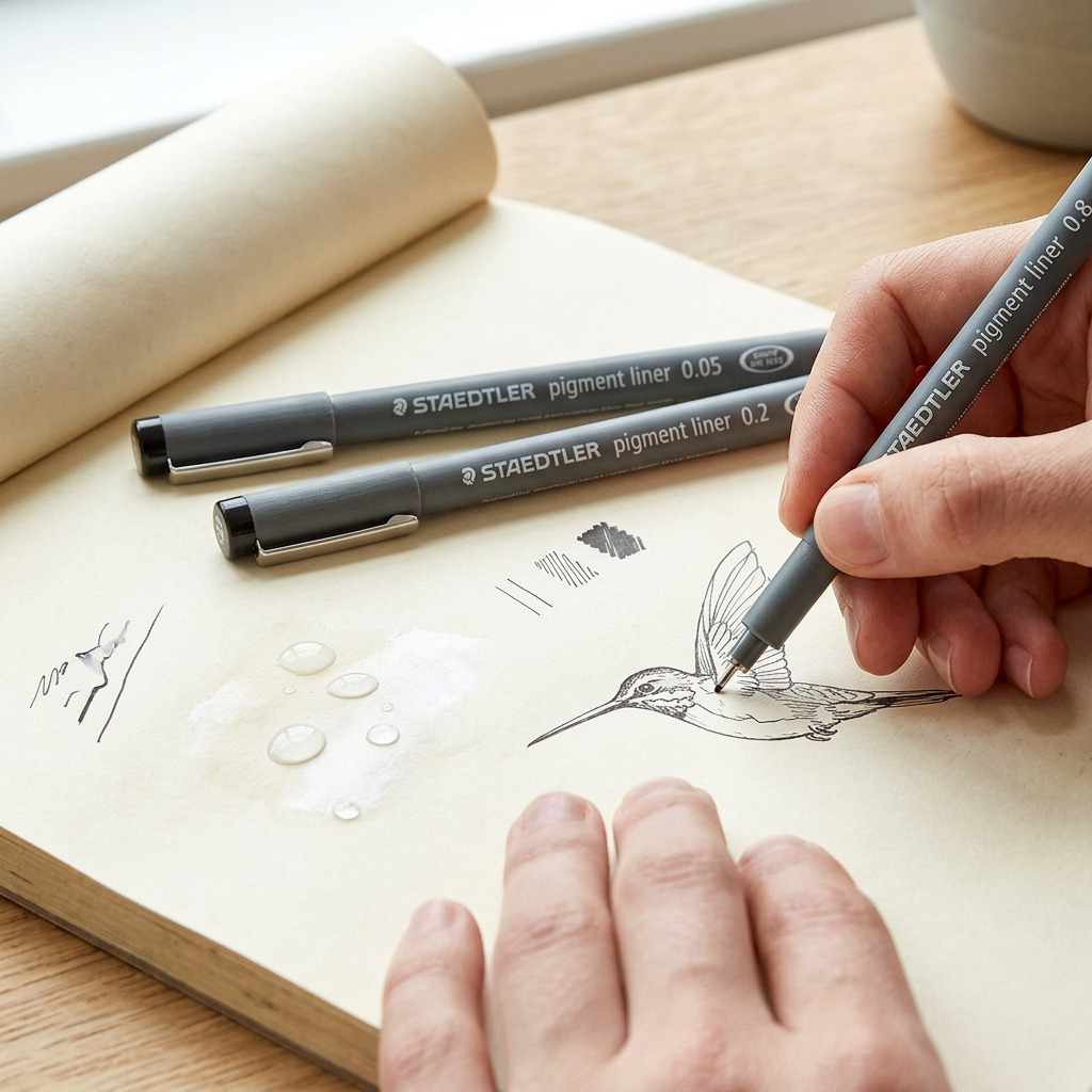 Staedtler Pigment Liner (005, 02, 08)