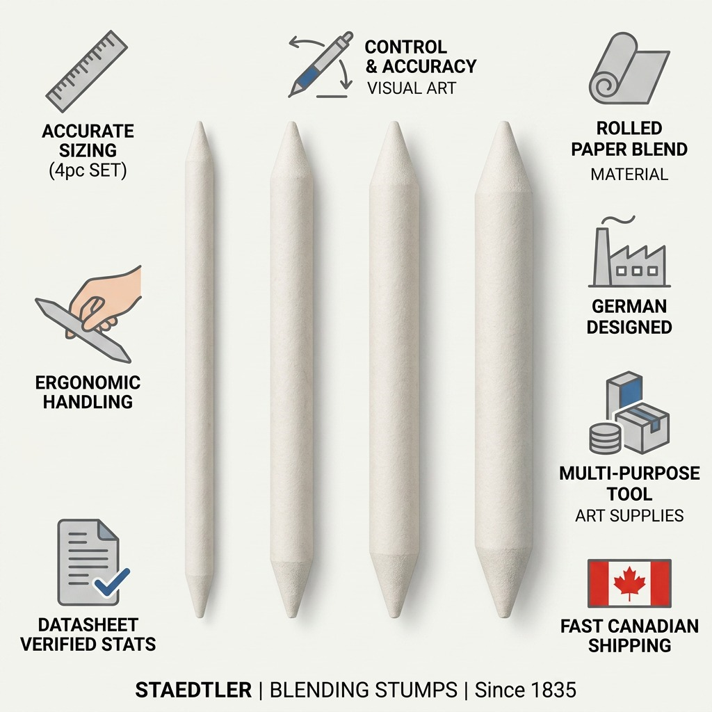 Staedtler Blending Stumps of 4 Sizes