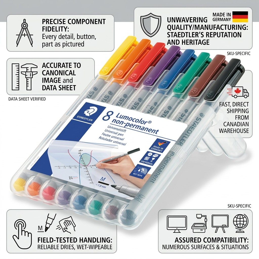 Staedtler Marker Lumocolor Medium Washable