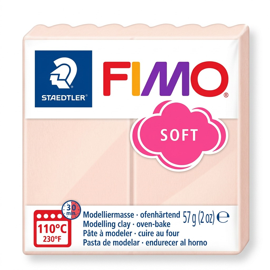 Staedtler Modelling Clay Fimo Soft Pale Pink 57g (2 oz)