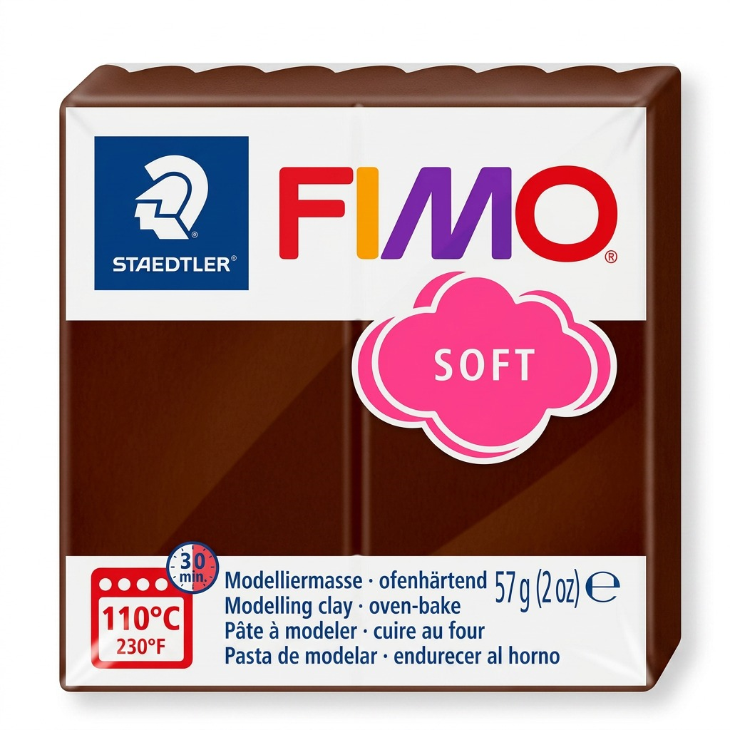 Staedtler Modelling Clay Fimo Soft Chocolate 57g (2 oz)