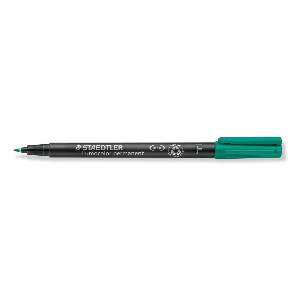 Staedtler Marker Lumocolor Fine Permanent Green