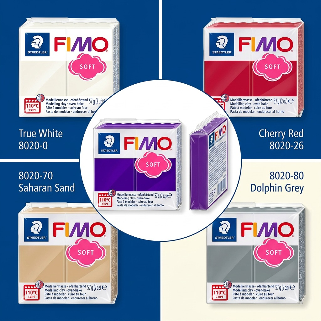 Staedtler Modelling Clay Fimo Soft Plum 57g (2 oz)