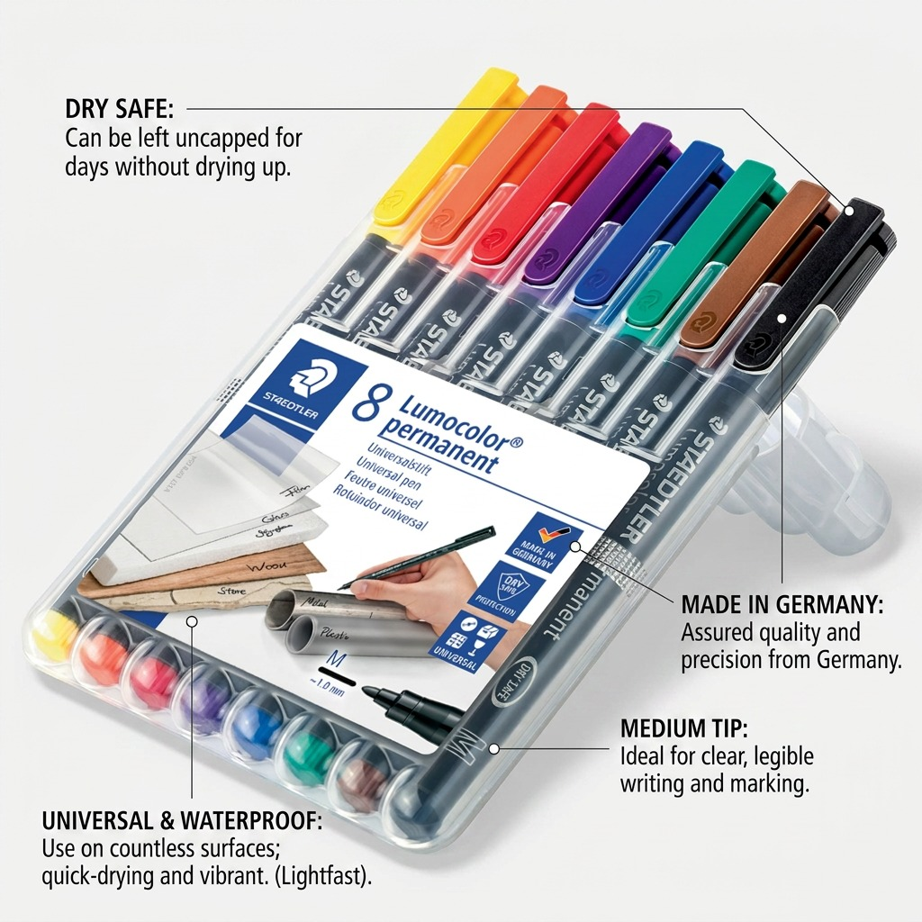 Staedtler Marker Lumocolor Medium Permanent