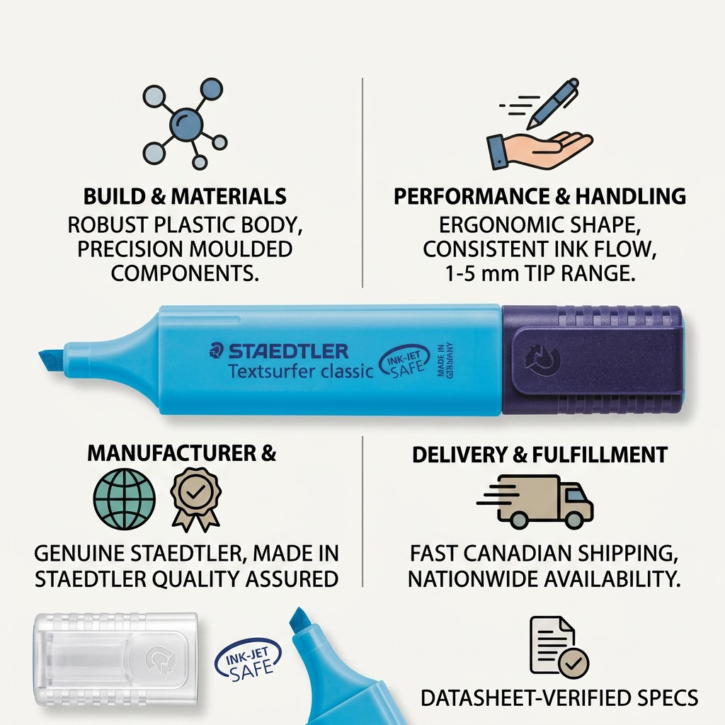 Staedtler Highlighter Textsurfer Fluorescent Blue