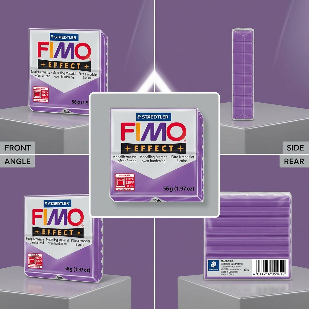 Staedtler Modelling Clay Fimo Effect Purple 57g (2 oz)