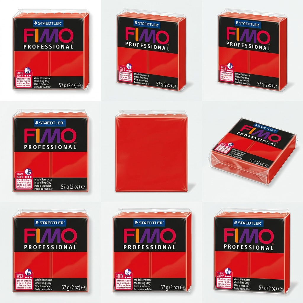 Staedtler Modelling Clay Fimo Professional True Red 57g (2 oz)