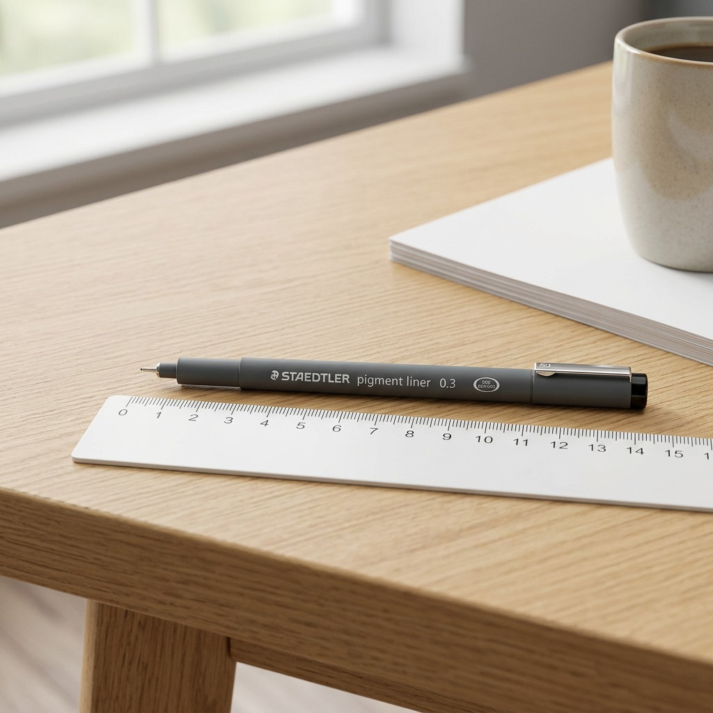 Staedtler Fineliner Pigment Liner 0.3mm Black